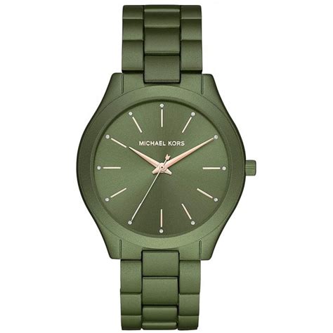 michael kors olive green watch|Michael Kors Watch sizes.